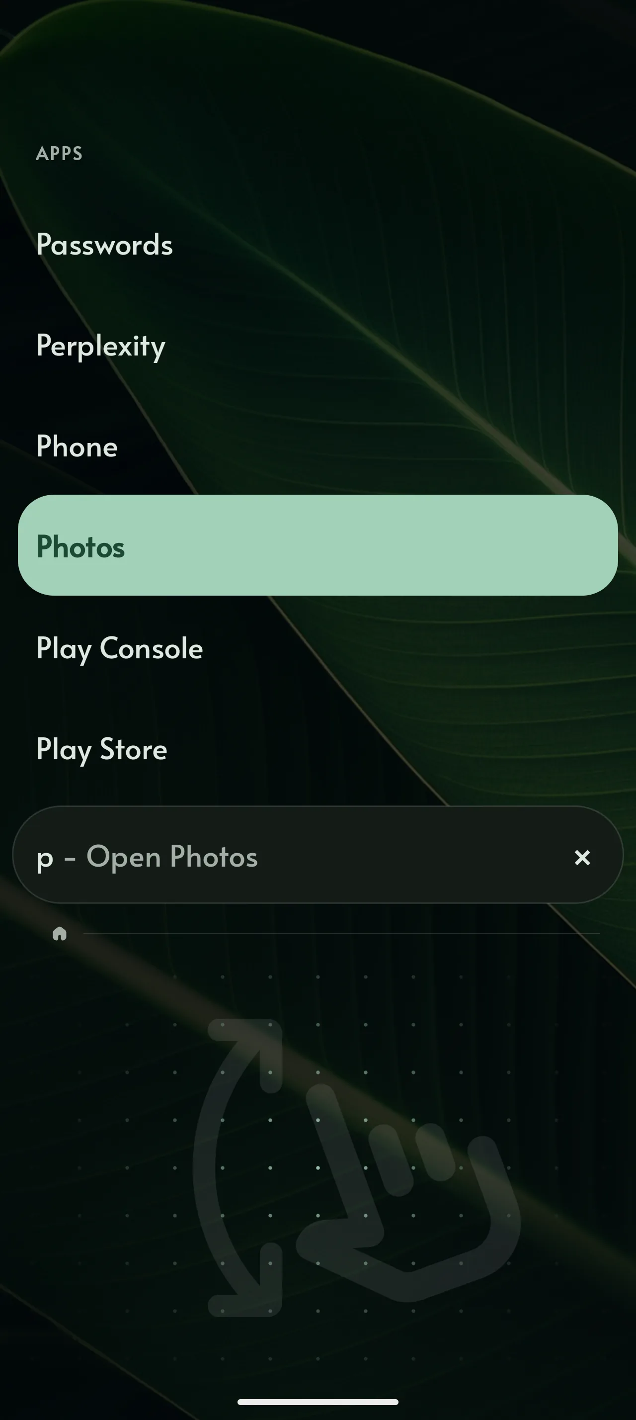 kybd launcher touchpad mode — using the keyboard as a thumb-controlled trackpad